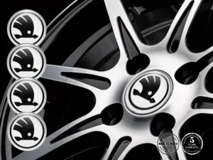 Skoda Felgendekoration Ausgabe Individuelle Silikonsticker